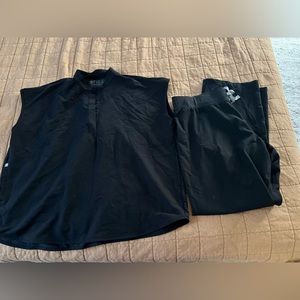 Figs black scrub set large